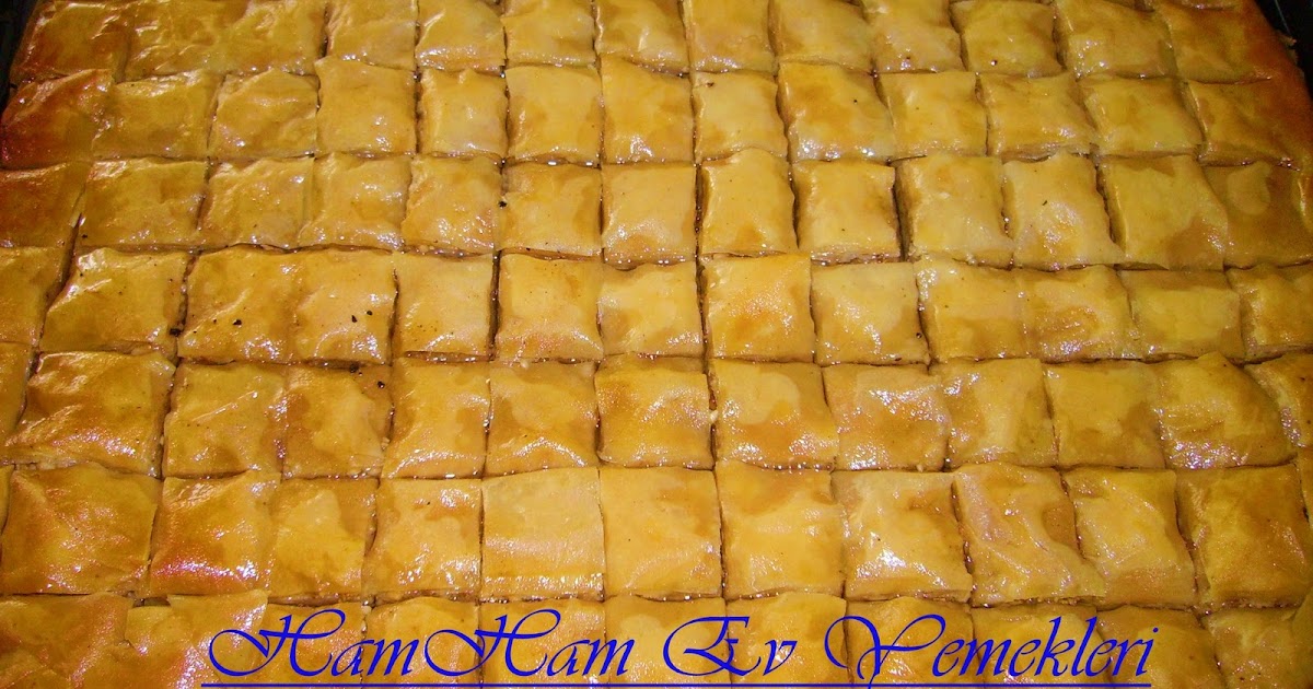 HAMHAM EV YEMEKLERİ Fındıklı Baklava