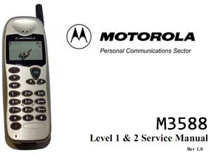 Motorola M3588 Service Manual