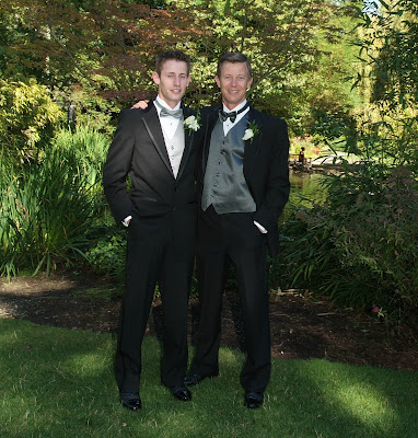 Don 39t men in tuxedos look wonderful This photo of my son and husband was 