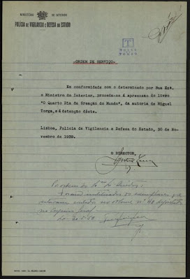 Torga, PIDE, memórias e esquecimentos... Clicar para ler