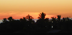 sunset in the Baja