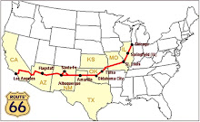 CRUZANDO OS ESTADOS UNIDOS A ROTA 66 É UMA TRADIÇÃO CULTURAL