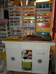 Here is where I keep Inks and embossing powdders.  I love it.