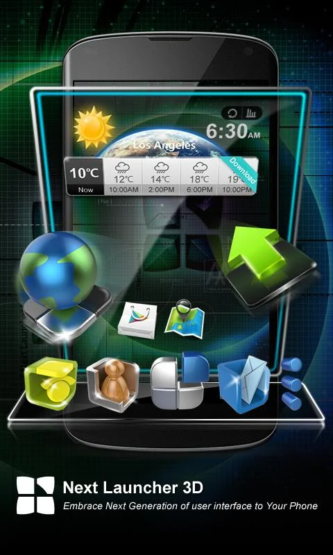 Download Next Launcher 3D v2.0