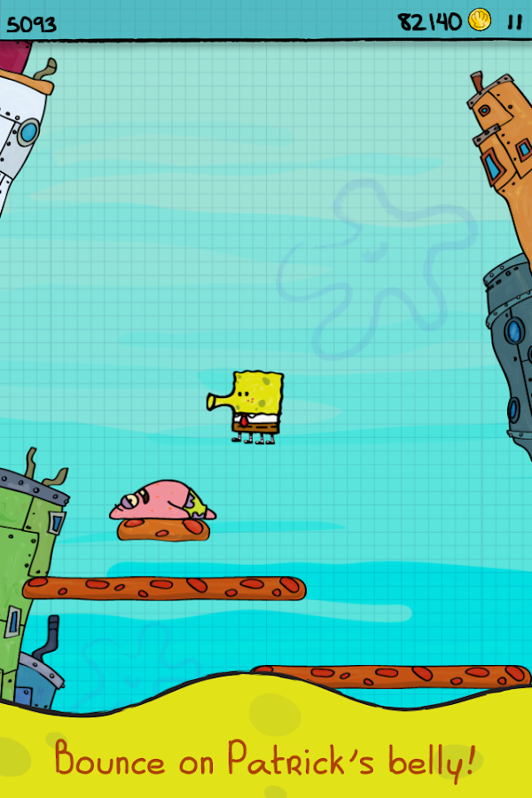 Doodle Jump SpongeBob v1.0 [Mod Money] APK mobile9