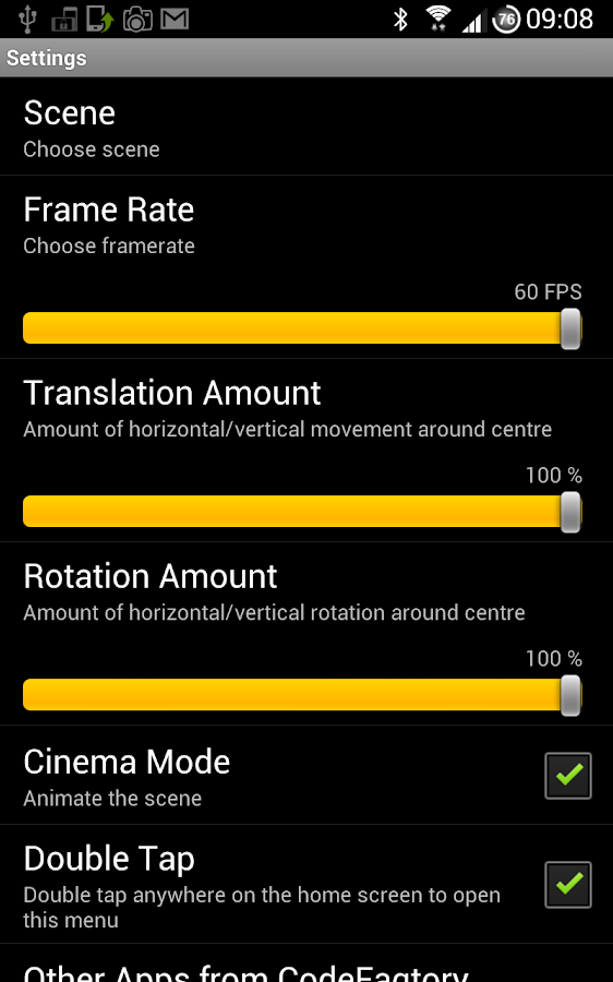 Super Parallax 3D Pro 2 LWP v1.0.2 APK free