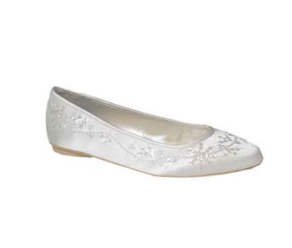 Flat Bridal Shoes