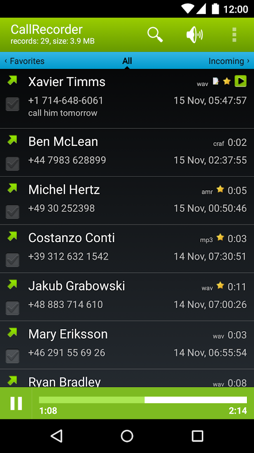 Call Recorder v1.6.6 APK indir