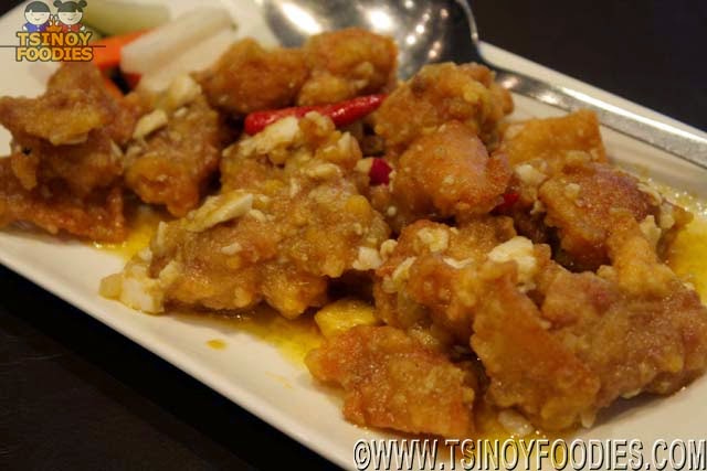 salted egg chinese style fried chicken