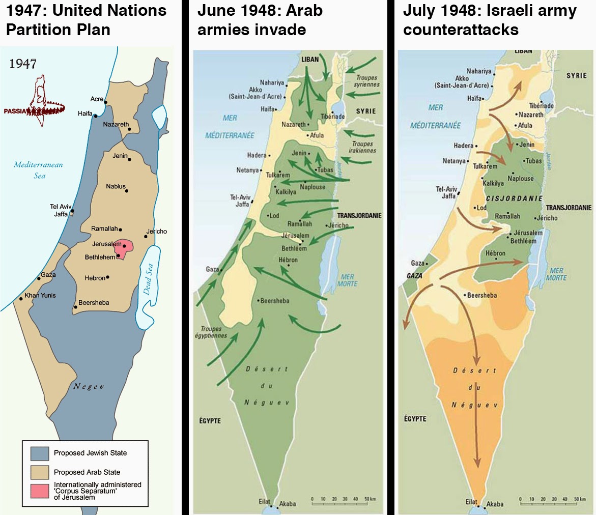 Professor Wladimir - Geografia: MAPAS de Israel e Palestina