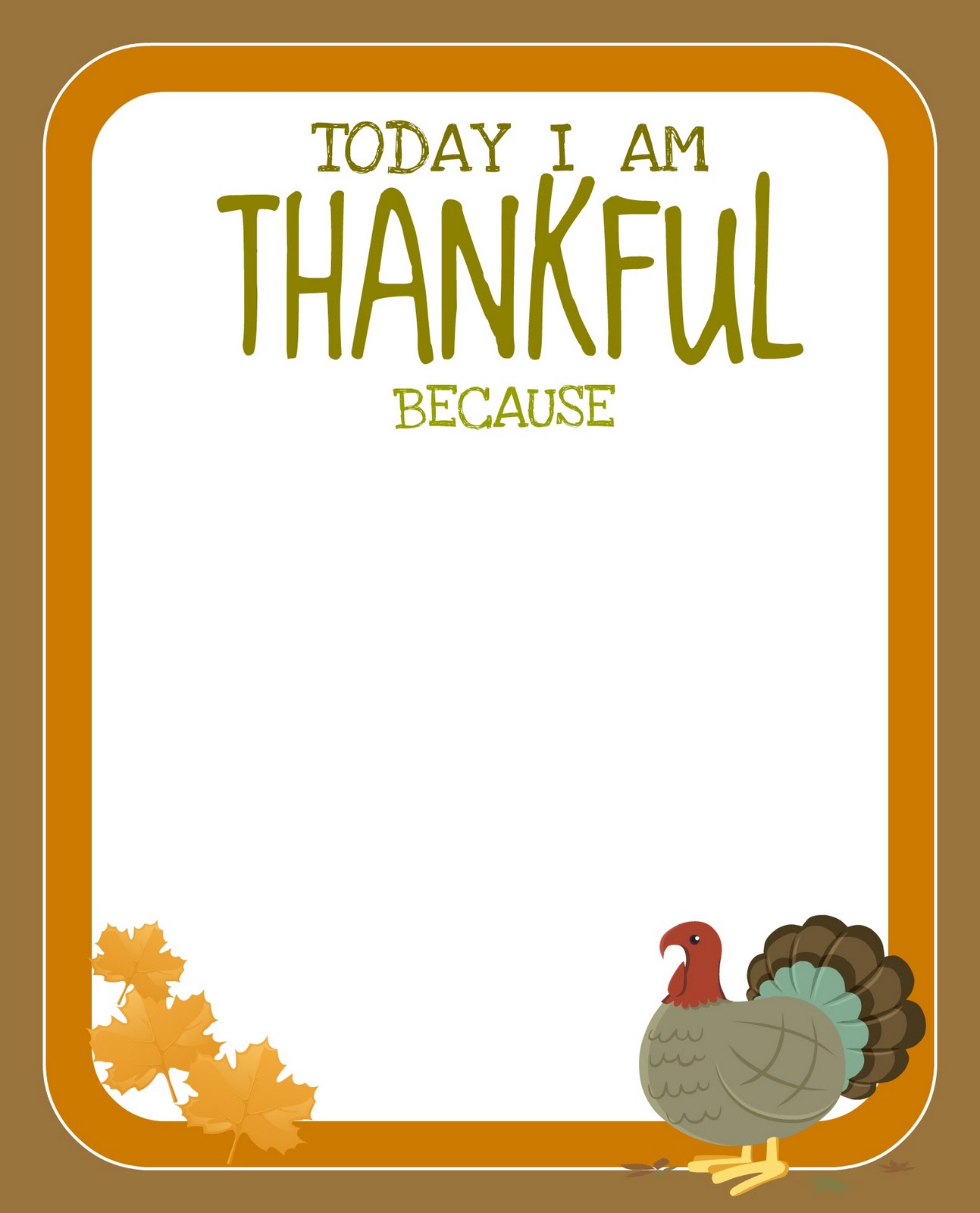 Free Thanksgiving Card Printables