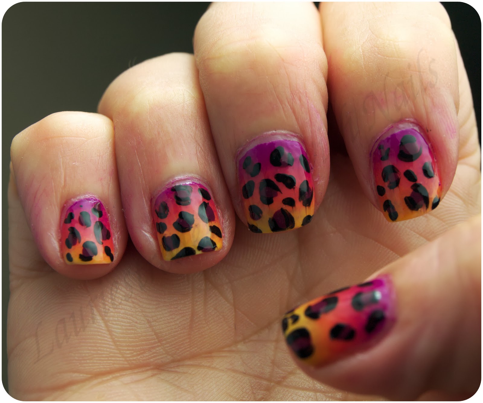 Lauriestrodes Fun With Nails: Fancy Friday #4: Animal Print