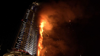Dubai Skyscraper Address Fire: Hotel Engulfed In Flames Ahead Of New Year's Celebration (UPDATED)