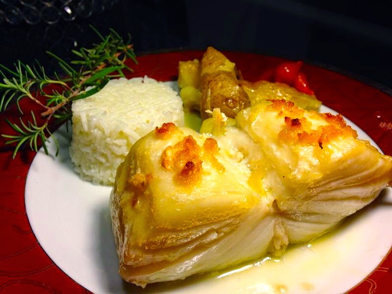 Gau e Mel Posta de Bacalhau Confitado com Crisp de Alho e Batatas "aos murros"!