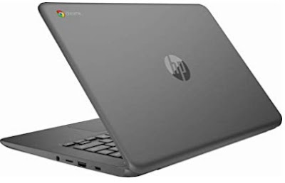 HP 14" HD Lightweight Chromebook Laptop Dengan Processor Intel Celeron Dual-Core N3350 Up to 2.4 GHz