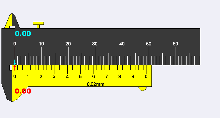 ejs open source vernier calipers java applet with objects help 0 how vernier caliper works