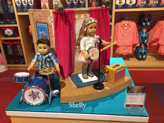 american girl tenney's stage and dressing room