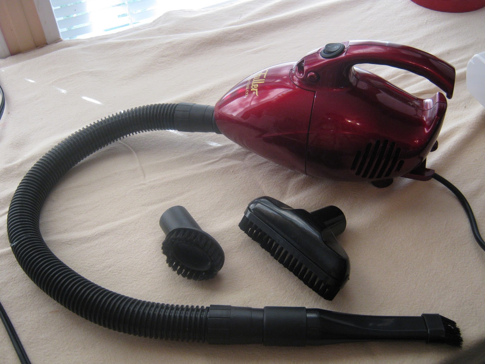 Sew Plus Fuller Brush Mini Maid Vacuum & A Copper Prom Dress