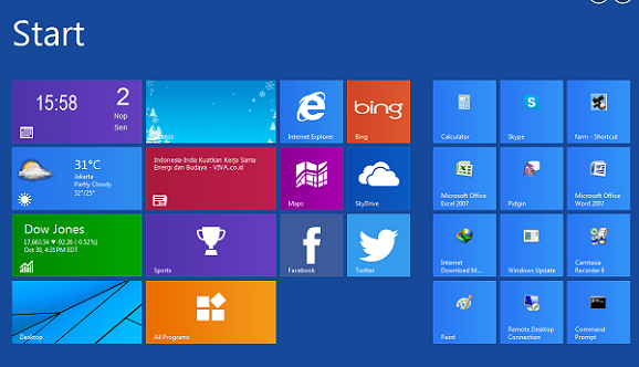 Cara sederhana dan Mudah Mengubah tampilan Windows 7 Menjadi Windows 8