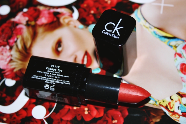 Calvin Klein Delicious Luxury Creme Lipstick in Orange Too 112