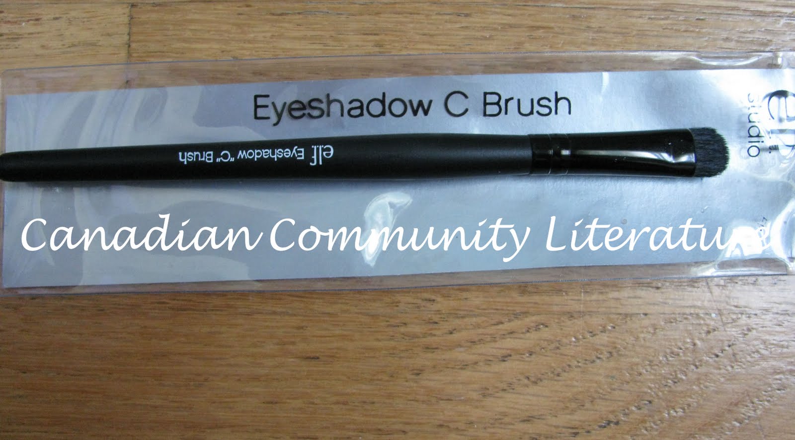 E.L.F. Eyeshadow "C" Brush Review Canadian Community Literature