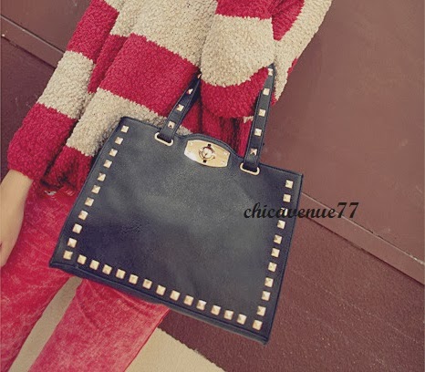 MICHAEL KORS Inspired Studded Handbag ~ CHIC AVENUE