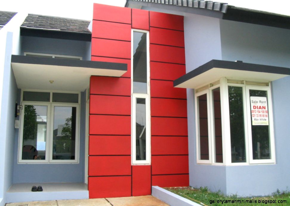 Warna Rmh Minimalis  Gallery Taman Minimalis 