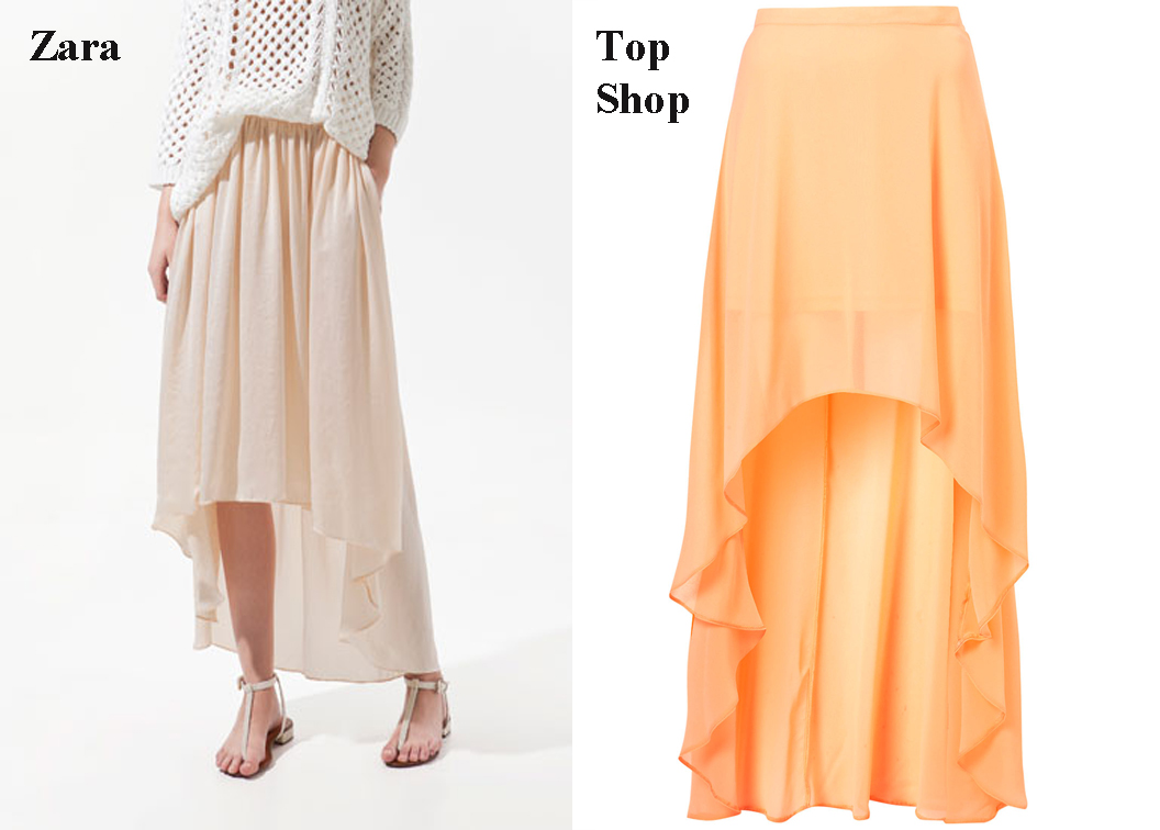 Trendy in Sky: Faldas largas, asimétricas o tail hem: tendencia primavera/verano 2012.