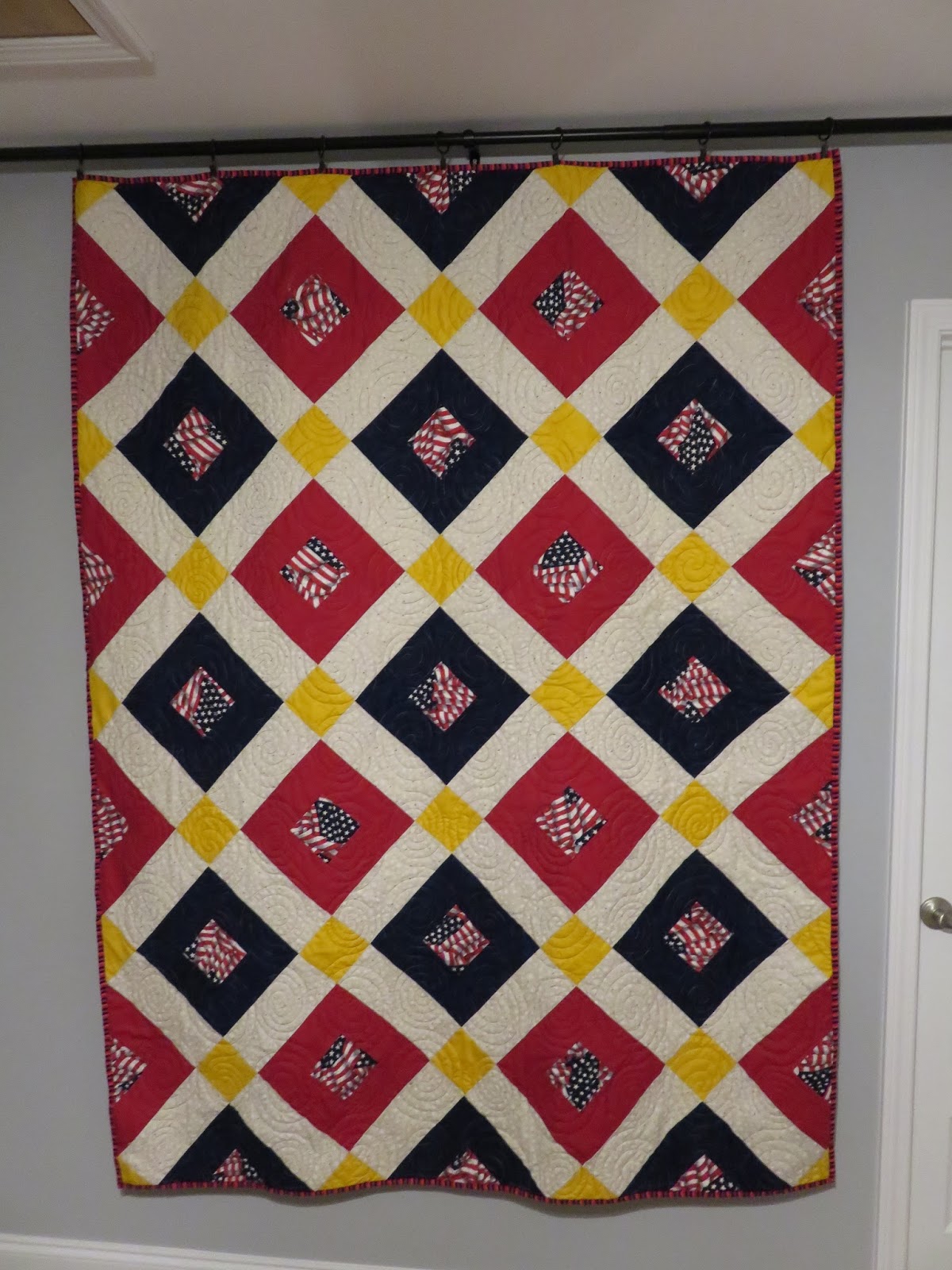 I Must Be Off My Bobbin....dee dee quilts Quilt of Valor 5