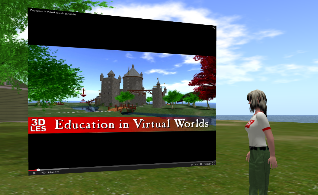 Nick Zwart: Media on a prim in OpenSim, how educators can use it