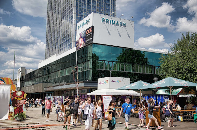 Baustelle Primark Neugestaltung von 8.000 qm Einzelhandel, Fertig, Alexanderplatz, 10178 Berlin, 01.08.2014