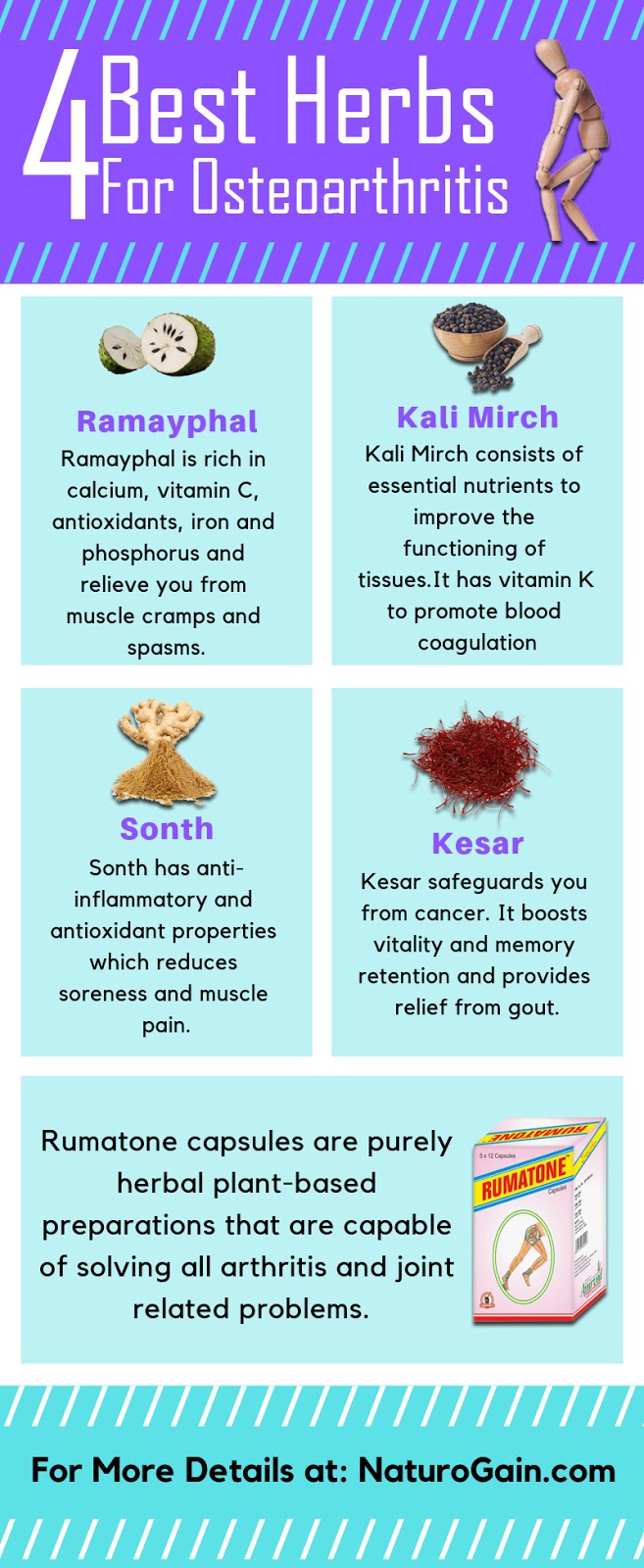 4 Best Herbs for Osteoarthritis to Treat Degenerative Joint Disease at Home