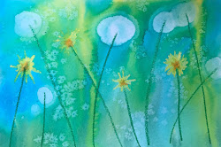 watercolor salt dandelion resist lesson crayon alcohol kathy using projects project lessons angelnik painting designs effect flowers paper spring dries