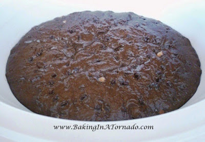 Crockpot Chocolate Caramel Cake| www.BakingInATornado.com | #recipe