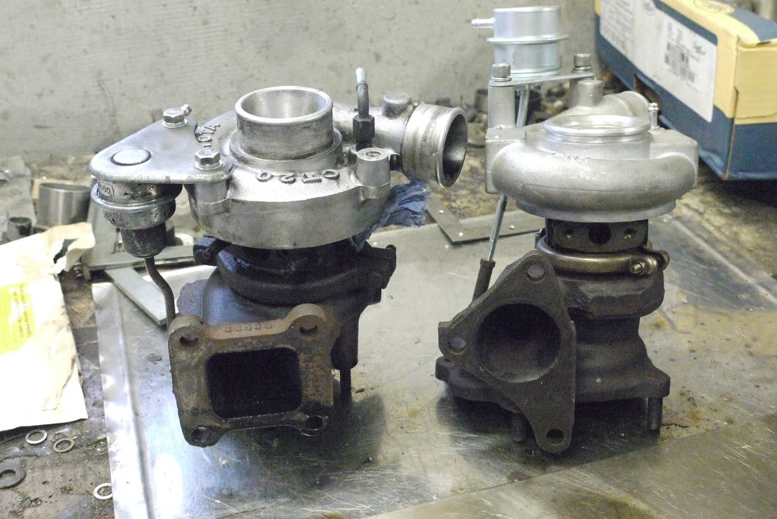 Greasy Greg Turbosize comparison