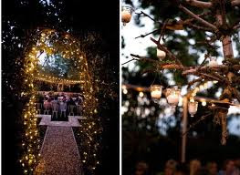 decoracion de boda con bombillas