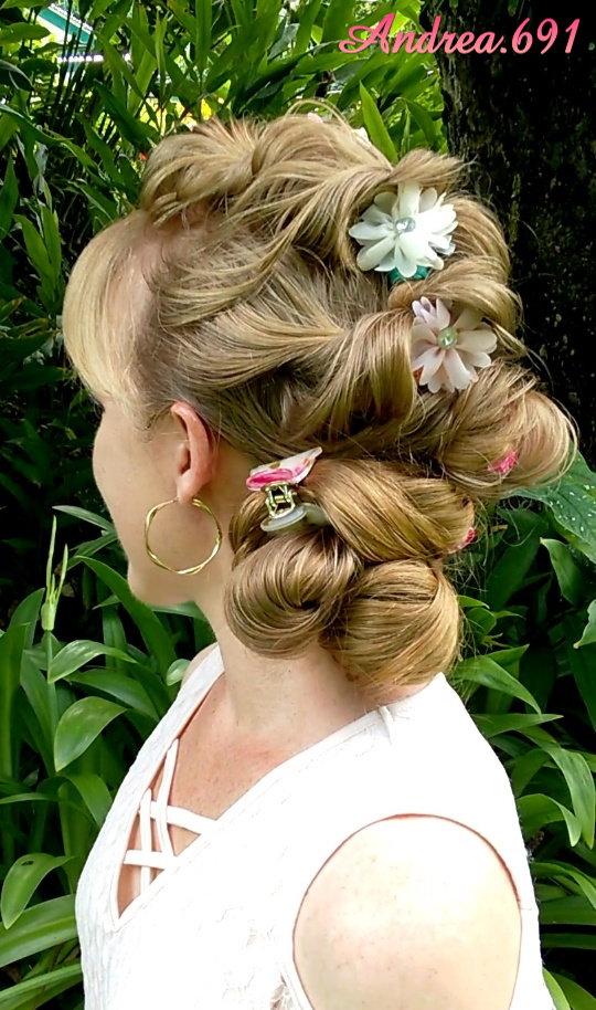 Braids Hairstyles For Super Long Hair Bow Braid Updo