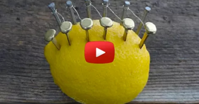 How to Make Fire Using a Lemon (VIDEO)