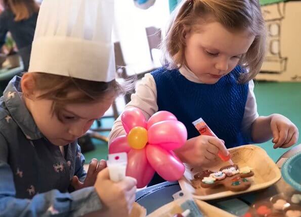 Princess Charlene and Prince Albert’s twins, Hereditary Prince Jacques and Princess Gabriella turned five. birthday party Smurfs