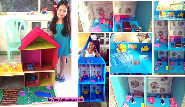 Barbie Doll House Made Of Cardboard Diy Barbie House Cardboard How