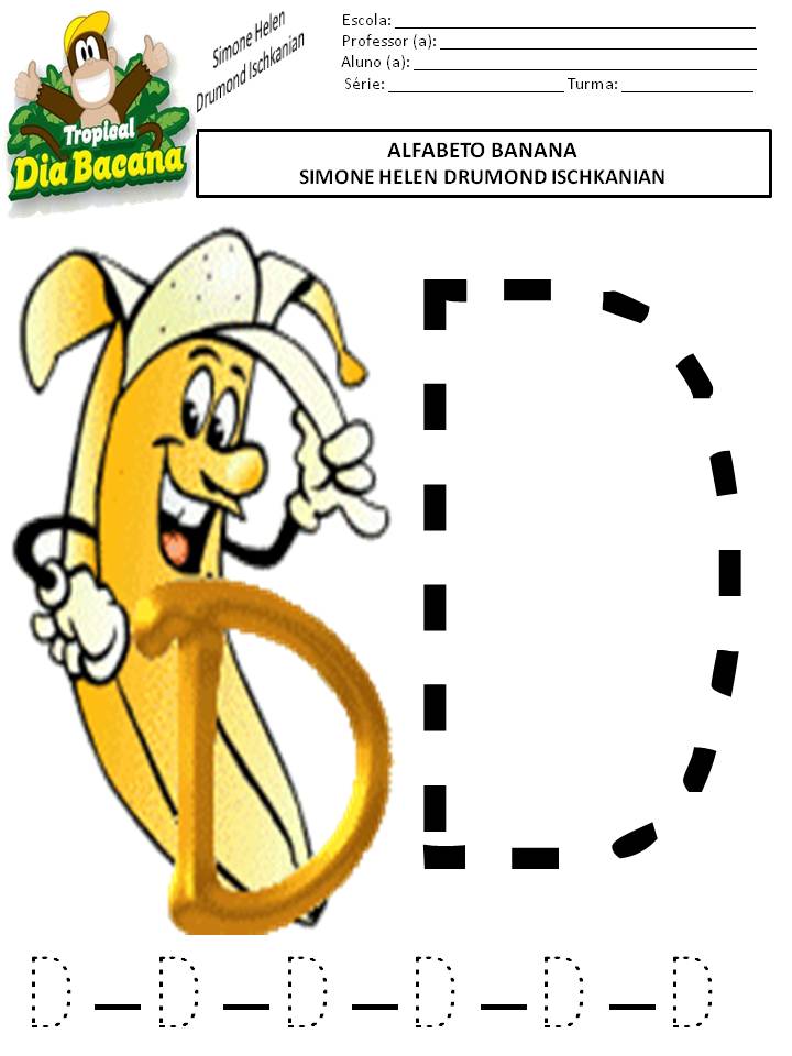 ALFABETIZAÇÃO CEFAPRO - PONTES E LACERDA/MT : Alfabeto Banana 1 E 2