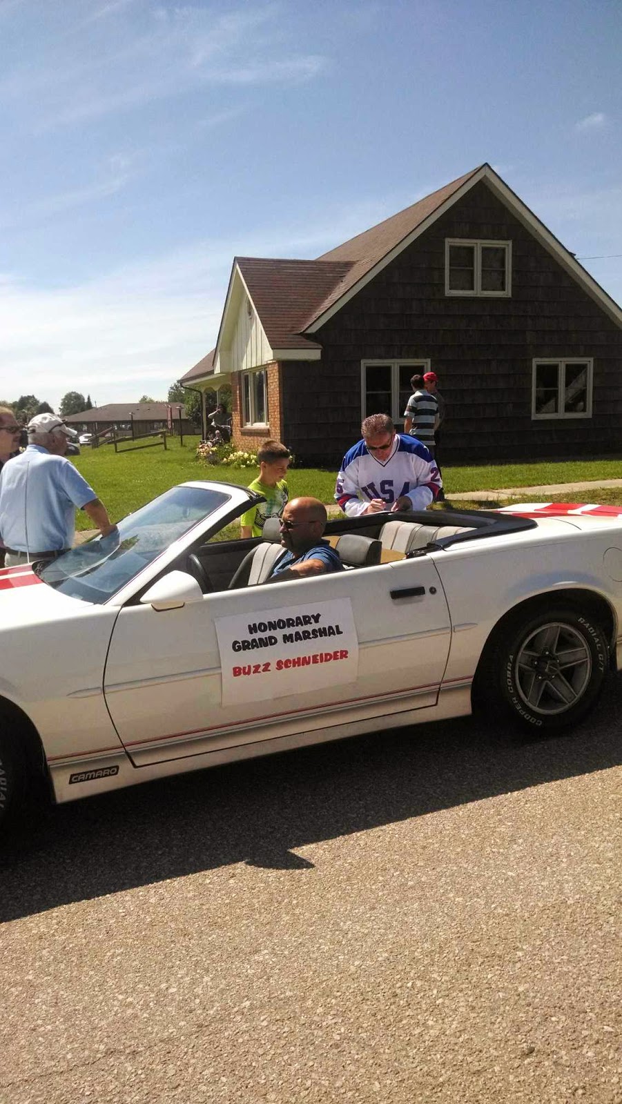 Babbitt, Minnesota Buzz Schneider Honorary Grand Marshall Peter