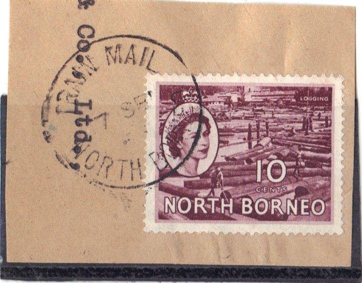 my North Borneo stamps: The case for a third single circle Train Mail ...