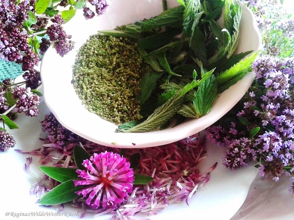 Reginas Wilde Weiber Küche: "Kasnockn" mit Sommer-Wildkräutern und ... Reginas Wilde Weiber Küche: "Kasnockn" mit Sommer-Wildkräutern und ...