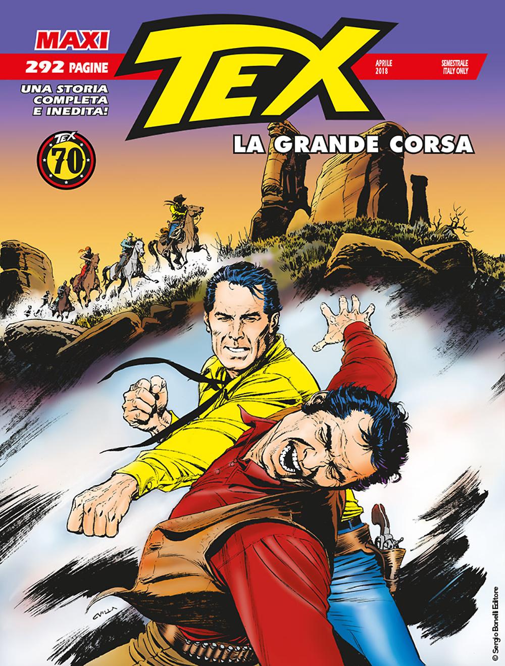 La grande corsa Maxi Tex 22 (aprile 2018) Fumetti Avventura