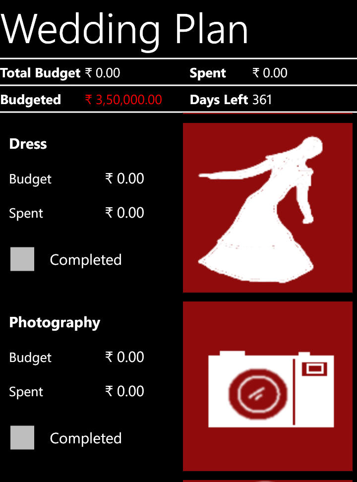 weddign checklist