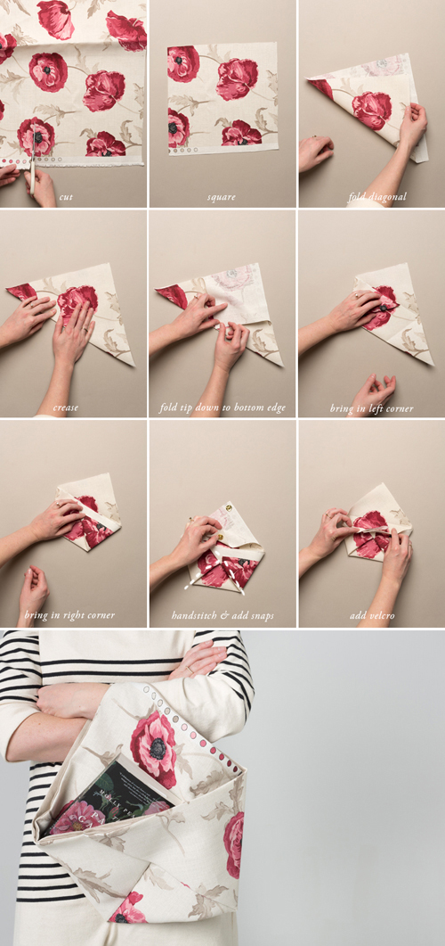 make an origami tote bag with these simple instructions