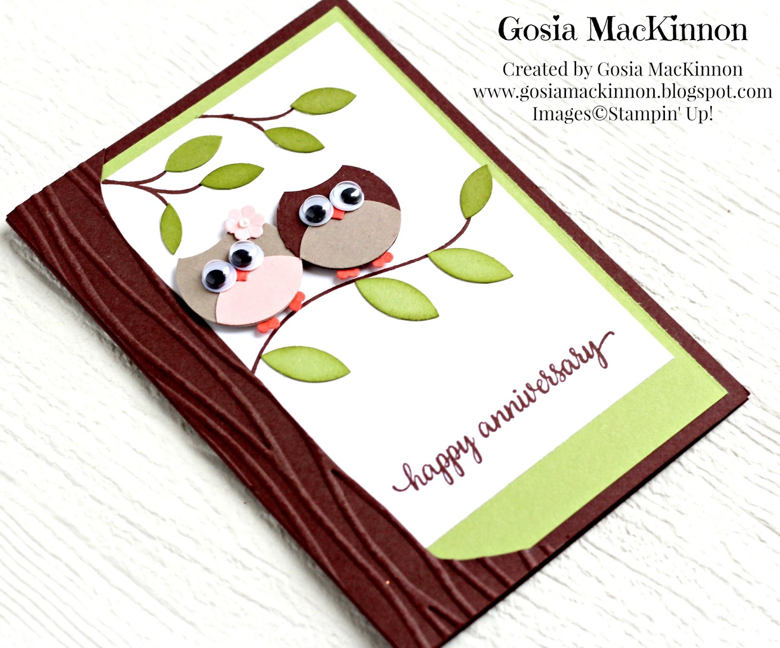 10 CARDS IDEAS USING CIRCLE DIES AND PUNCHES BY STAMPIN' UP! MyPaperCraft by Gosia MacKinnon