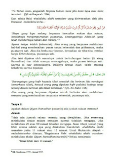 Download Kitab Pertanyaan Seputar Puasa Ramadhan PDF