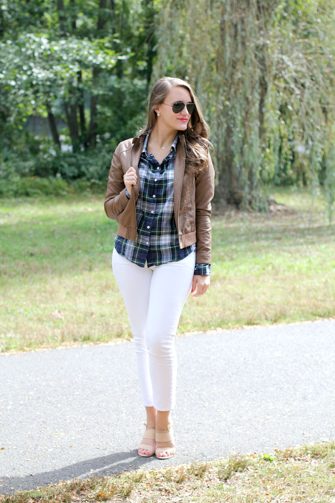 Fall Plaid Connecticut Fashion and Lifestyle Blog Covering the Bases